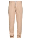 Eleventy Platinum Man Pants Beige Size 38 Linen In Neutral