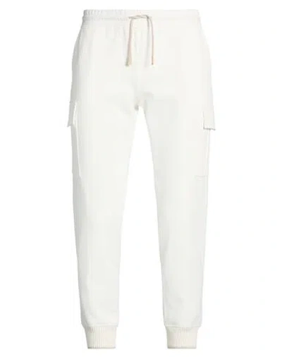 Eleventy Platinum Man Pants Ivory Size M Cotton, Polyamide, Elastane In White