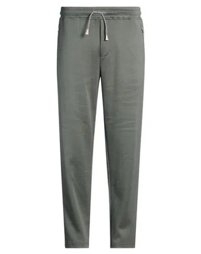 Eleventy Platinum Man Pants Military Green Size Xxl Cotton, Polyamide In Gray