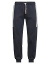 Eleventy Platinum Man Pants Navy Size 3xl Cotton, Polyamide, Wool, Linen In Black