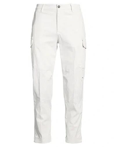 Eleventy Platinum Man Pants Off White Size 33 Cotton, Lyocell, Silk, Elastane