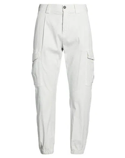 Eleventy Platinum Man Pants Off White Size 33 Linen, Cotton, Elastane