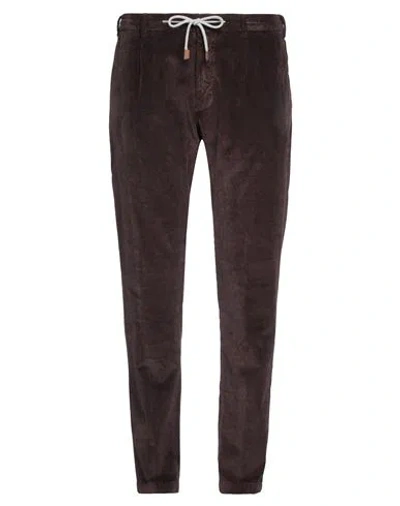 Eleventy Platinum Man Pants Plum Size 40 Cotton, Modal, Elastane