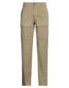 Eleventy Platinum Man Pants Sage Green Size 31 Cotton, Elastane In Green