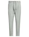 Eleventy Platinum Man Pants Sage Green Size 40 Wool, Silk, Linen