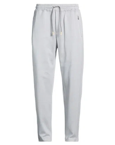 Eleventy Platinum Man Pants Sky Blue Size Xl Cotton, Polyamide In White