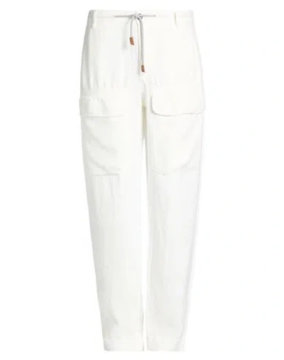 Eleventy Platinum Man Pants White Size 33 Linen