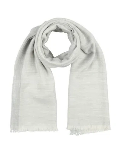 Eleventy Platinum Man Scarf Light Grey Size - Wool In Gray