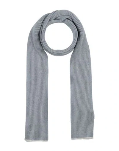 Eleventy Platinum Man Scarf Sky Blue Size - Cashmere In Gray