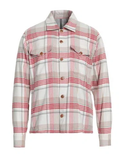 Eleventy Platinum Man Shirt White Size Xl Cotton In Gray