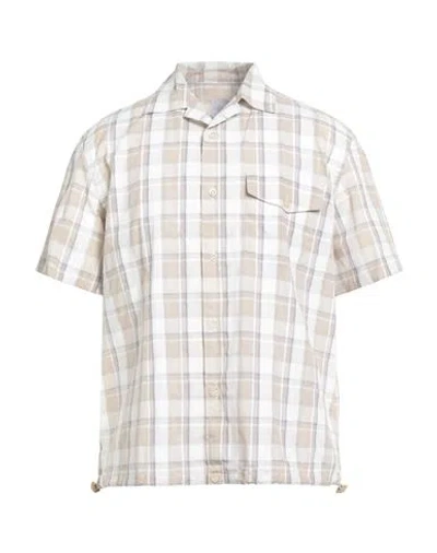 Eleventy Platinum Man Shirt White Size Xl Cotton, Linen