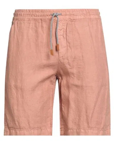 Eleventy Platinum Man Shorts & Bermuda Shorts Apricot Size 30 Cotton In Orange