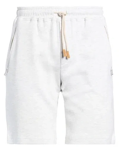 Eleventy Platinum Man Shorts & Bermuda Shorts Off White Size S Cotton, Polyamide
