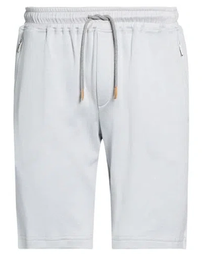 Eleventy Platinum Man Shorts & Bermuda Shorts Sky Blue Size Xl Cotton, Elastane