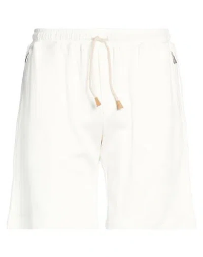 Eleventy Platinum Man Shorts & Bermuda Shorts White Size 3xl Cotton, Polyamide