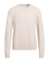Eleventy Platinum Man Sweater Beige Size M Wool In Neutral