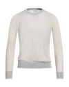 Eleventy Platinum Man Sweater Beige Size S Wool In White