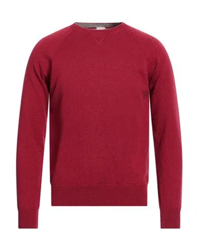 Eleventy Platinum Man Sweater Burgundy Size 3xl Cashmere