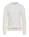 Eleventy Platinum Man Sweater Ivory Size L Wool, Cashmere In White