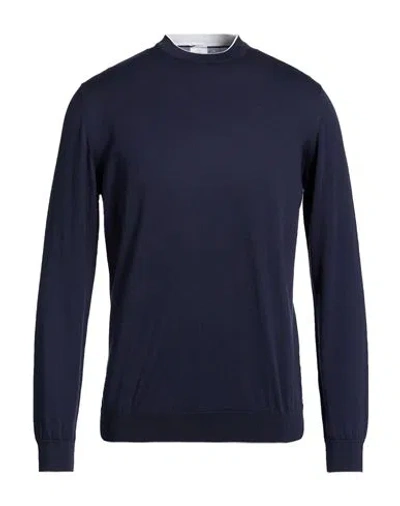 Eleventy Platinum Man Sweater Midnight Blue Size Xxl Cotton