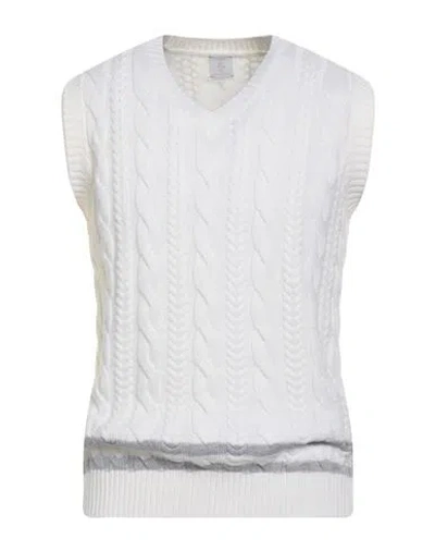 Eleventy Platinum Man Sweater Off White Size M Wool