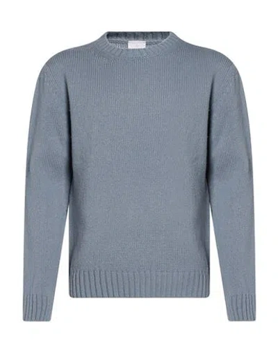 Eleventy Platinum Man Sweater Sky Blue Size L Wool