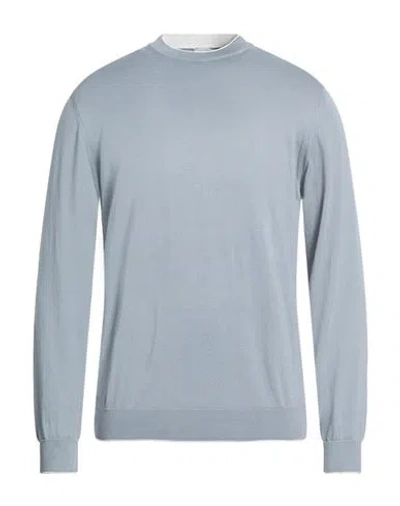 Eleventy Platinum Man Sweater Slate Blue Size Xxl Cotton