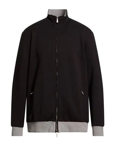 Eleventy Platinum Man Sweatshirt Black Size 3xl Cotton
