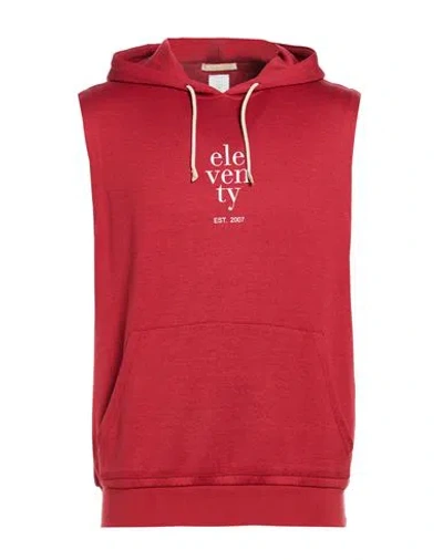Eleventy Platinum Man Sweatshirt Brick Size Xl Cotton, Polyamide In Red