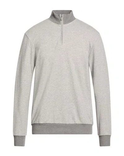 Eleventy Platinum Man Sweatshirt Light Grey Size 3xl Cotton In Gray