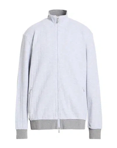 Eleventy Platinum Man Sweatshirt Light Grey Size Xxl Cotton In Gray