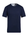 Eleventy Platinum Man T-shirt Navy Size L Cotton In Blue