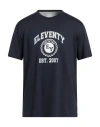 Eleventy Platinum Man T-shirt Navy Size Xl Cotton In Blue