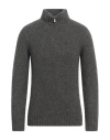 Eleventy Platinum Man Turtleneck Grey Size 3xl Cashmere, Alpaca Wool, Silk