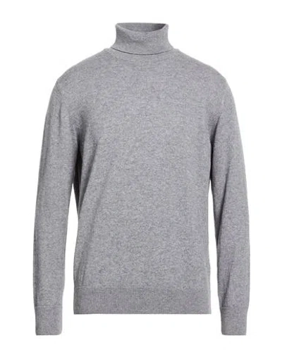 Eleventy Platinum Man Turtleneck Grey Size Xxl Cashmere In Gray