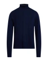 Eleventy Platinum Man Turtleneck Midnight Blue Size S Wool In Blue