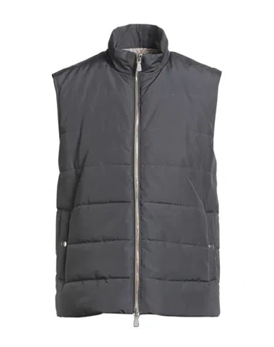 Eleventy Platinum Man Vest Grey Size 42 Polyester In Gray