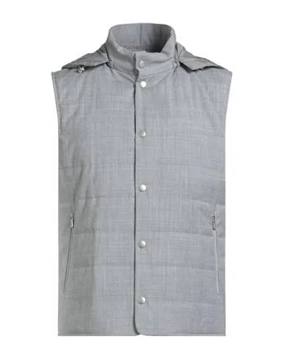 Eleventy Platinum Man Vest Grey Size 42 Polyester In Gray
