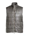 Eleventy Platinum Man Vest Grey Size 48 Polyamide In Gray