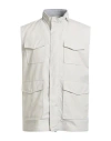 Eleventy Platinum Man Vest Ivory Size 40 Wool, Polyamide In White