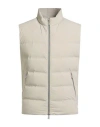 Eleventy Platinum Man Vest Ivory Size 44 Nylon, Elastane In Neutral