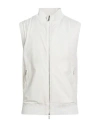 Eleventy Platinum Man Vest Ivory Size M Wool, Polyamide, Cotton In White
