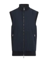 Eleventy Platinum Man Vest Navy Size L Wool, Polyamide, Cotton In Blue