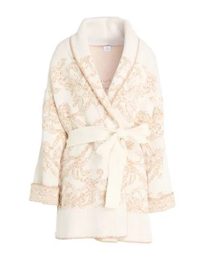 Eleventy Platinum Woman Cardigan Beige Size M Cashmere In White