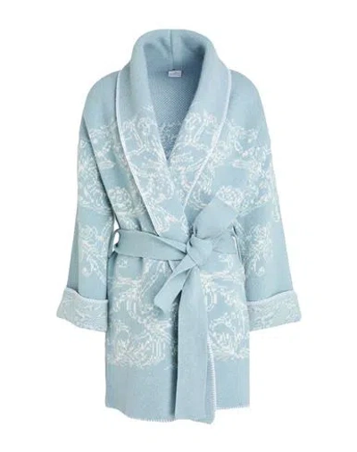 Eleventy Platinum Woman Cardigan Sky Blue Size L Cashmere