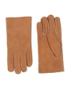 Eleventy Platinum Woman Gloves Camel Size L Sheepskin In Sand