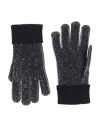 Eleventy Platinum Woman Gloves Navy Size Onesize Cashmere In Black