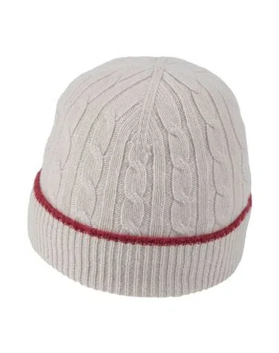 Eleventy Platinum Woman Hat Beige Size Onesize Cashmere In Gray