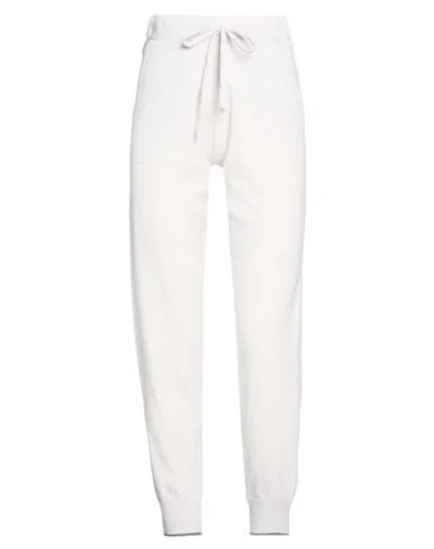 Eleventy Platinum Woman Pants Off White Size Xs Wool, Cashmere