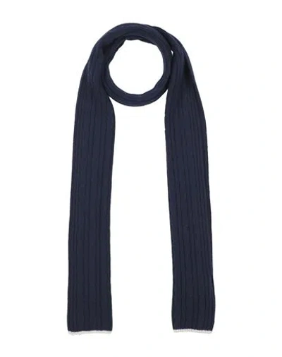 Eleventy Platinum Woman Scarf Navy Size - Cashmere In Blue